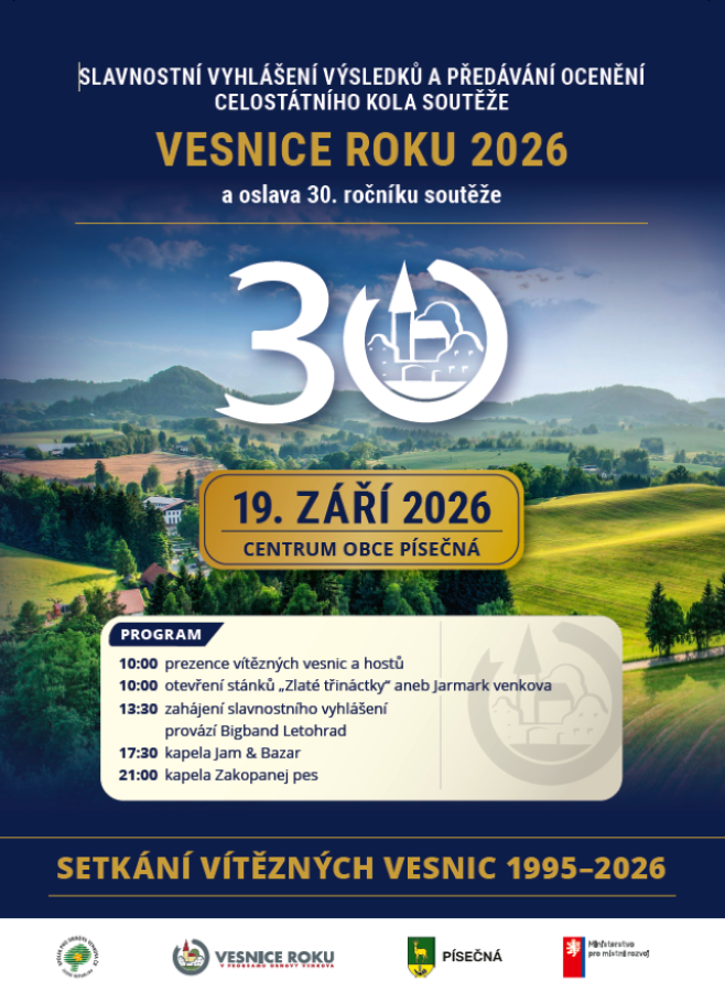 Vyhlášení Vesnice roku 2026 Vyhlášení Vesnice roku 2026