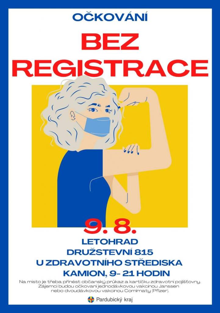 Očkování bez registrace