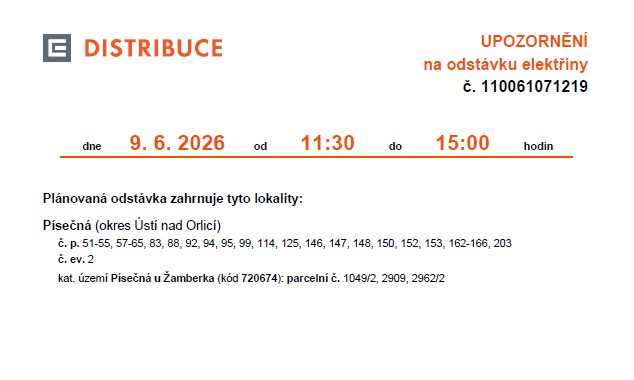 Odstávka elektřiny
