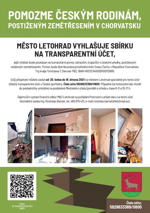 POMOZTE ČESKÝM RODINÁM - SBÍRKA