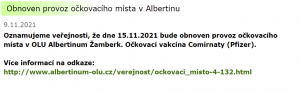 Očkovací místo